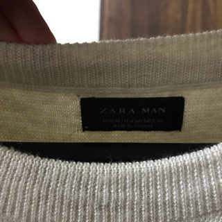 【ZARA】ボーダーのセーターの画像