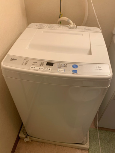 洗濯機　4.5キロ