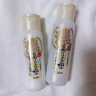 豆乳イソフラボン化粧水と乳液