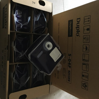 duplo印刷機用 インク パープル ブラック 新品未開封 S-04Fの画像