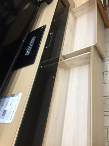 売約済み お買い上げありがとう御座いました。                    2/13東区和白   定価98,000  AVボード   ニトリ   超美品   お部屋が一気にオシャレになります‼︎  50インチTVにも◎   ブラック