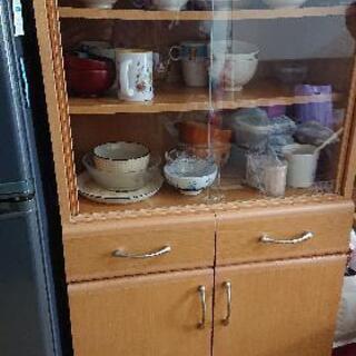 独り暮らし用☆食器戸棚