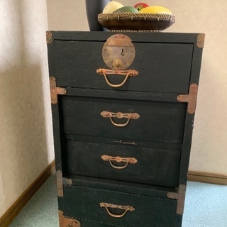 決まりました！大正リメイク家具チェストタンスアンティーク