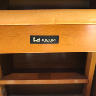 古い　コイズミの学習机の画像