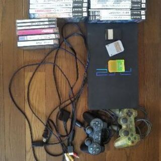 PS2本体とソフト（写真のとおり）