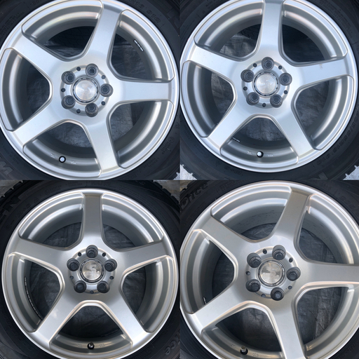 スタッドレスタイヤ　SIBILLA GG16インチアルミ　５穴　PCD100　+45　NEXENタイヤ205/55R/16　適合車種多数！！