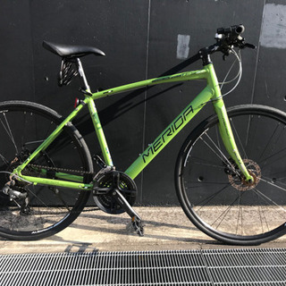 【更に値下げ！良好中古】自転車 クロスバイク  2015 メリダ MERIDA CROSSWAY BREEZE TFS 200-MD 50cm、空気入れ付属