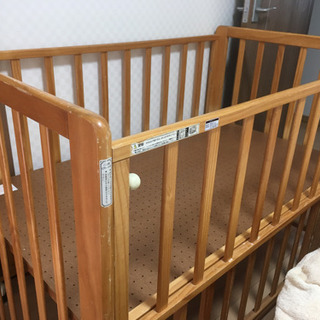 決定済【お譲りします】ベビーベッド KATOJI