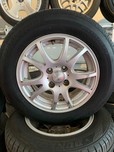 NEW❗️【バリ溝】サマータイヤ&ホイールセット4本セット　175/70R14