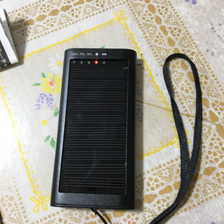 災害用に！ソーラー充電器　新品の画像