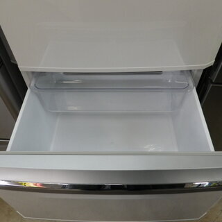 【おすすめ品】2015年製 三菱 MITSUBISHI MR-C34Y-W ノンフロン 冷凍 冷蔵庫 335L パールホワイト 自動製氷 ☆6ヶ月保証☆の画像
