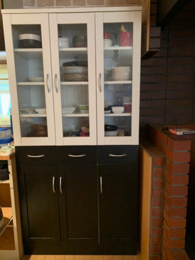【値下げしました！】【引越しの為急いでます！】大型食器棚 札幌