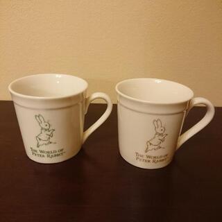ピーターラビットマグカップ２個セット