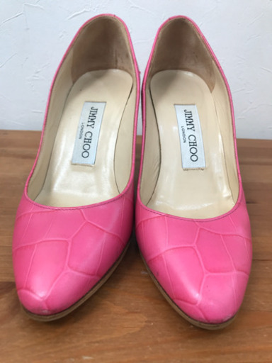 JIMMY CHOO♡型押しパンプス JIMMY コレクション CHOO！ジミーチュウ型押しパンプス！