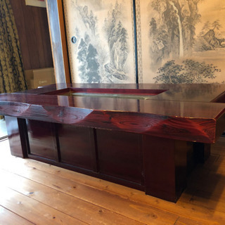 総天然木囲炉裏座卓