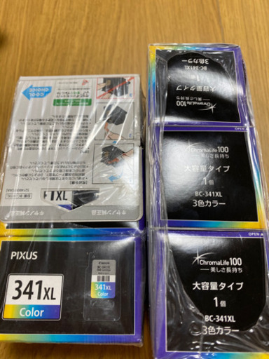 canon 3色カラーインク　341XL