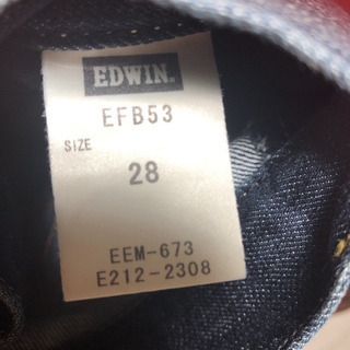 メンズ EDWIN デニムジーンズの画像