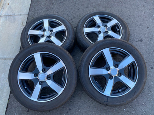 バリ山あり！！155×65×R14アルミホイール付エコピア