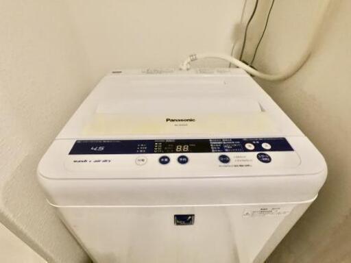 タテ型洗濯機（Panasonic/NA-F45ME9）