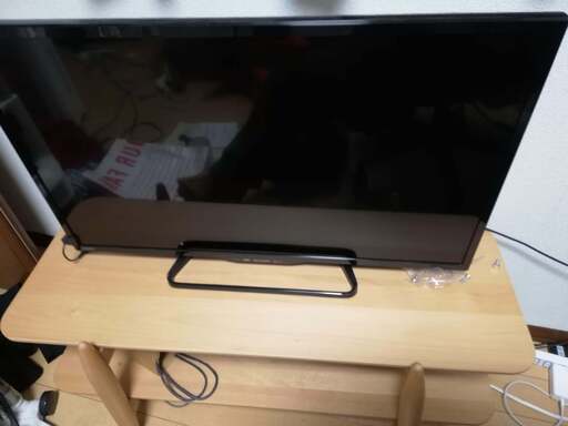 シャープ 32V型 液晶 テレビ AQUOS LC-32E40　／　2017年モデル ＋　テレビ台（すっきりとしたまるみの北欧調テレビラック）