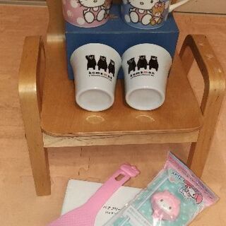 キティ&くまもん　マグカップセット☆おまけ付き