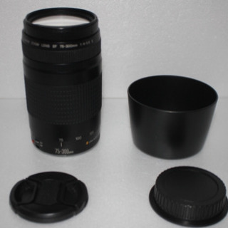 フード付き‼️遠くも撮れる‼️Canon EF75-300  F4-5.6 IIの画像