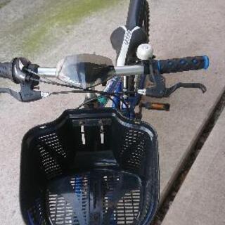 子供用のギア付き自転車/男子用(青色)中古ザビあり(使用頻度は少なめ)の画像