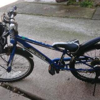 子供用のギア付き自転車/男子用(青色)中古ザビあり(使用頻度は少なめ)の画像