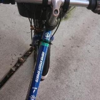 子供用のギア付き自転車/男子用(青色)中古ザビあり(使用頻度は少なめ)の画像