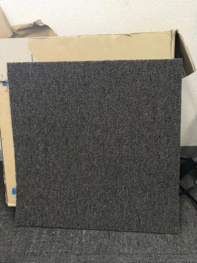 2月21日(金)まで限定　引き取り限定 カーペットタイル carpet tile nt-350　濃ブラウン 32枚セット