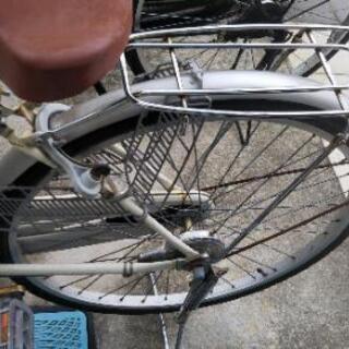 普通の自転車の画像