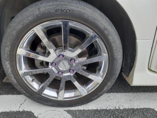 weds　ZEA　メッキホイール18インチ4本セット！