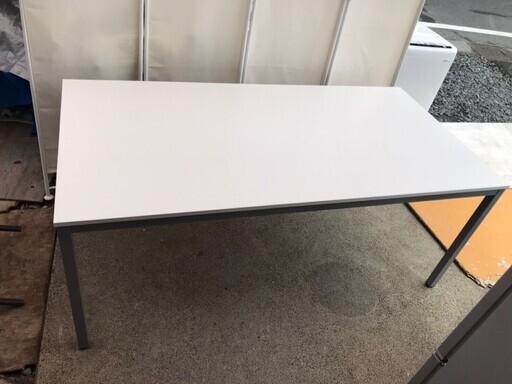 ミーティングテーブル　1800×900×720　ホワイト　オフィス家具