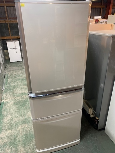 MITSUBISHI 3ドア冷凍冷蔵庫　335L 2016年製　中古