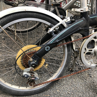 折りたたみ自転車あげますの画像