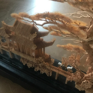 中華工藝品　超精密彫り物の画像