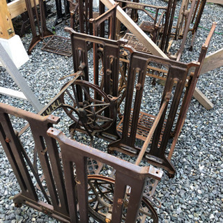 ミシン台  アンティークの画像