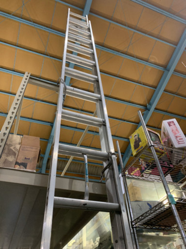 長谷川工業　アルミ合金製　伸縮形はしご　D-10 8.07m 中古