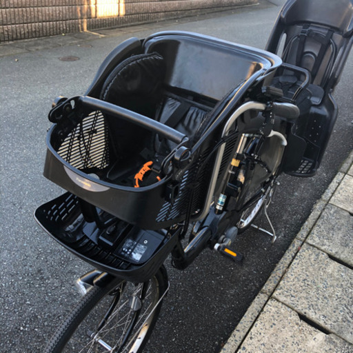 PayPay使えます！電動自転車　パナソニック　三人乗り　黒
