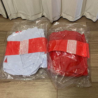 ラウンドワン でかっピン 赤白 2個セットの画像