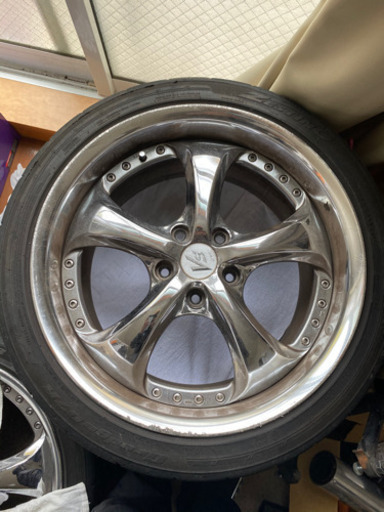 WORK KF 9j 18インチ アルミ チェイサー マークII