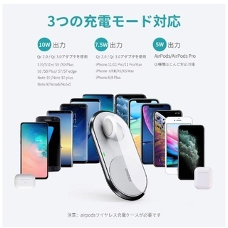 【現在商談中】【新品未使用】ワイヤレス充電器の画像