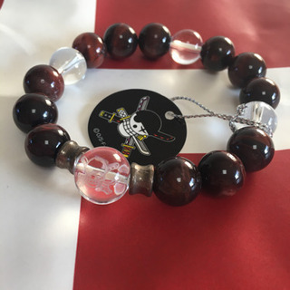 【新品】ONE PIECE 天然石ブレスレット【ゾロ】大玉の画像