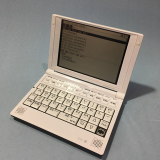 【JB0026】セイコー SII 電子辞書 PASORAMA SL902X 訳あり・現状渡し特価 新生活応援の画像
