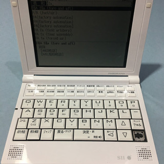 【JB0026】セイコー SII 電子辞書 PASORAMA SL902X 訳あり・現状渡し特価 新生活応援の画像