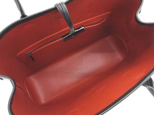 美品 ロンシャン LONGCHAMP ロゾ トートバッグ 黒 ショルダーバッグ