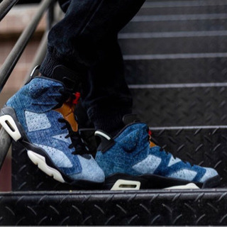 新品【Nike】Air Jordan 6 Retro “Washed Denim”の画像
