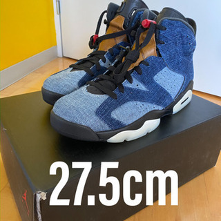 新品【Nike】Air Jordan 6 Retro “Washed Denim”の画像