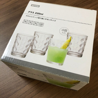 ニトリ ガラスコップ 4個セット