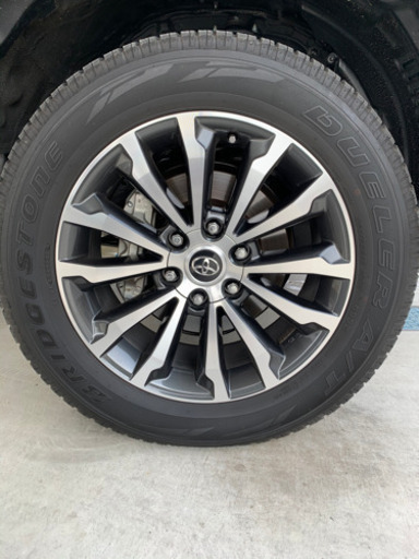 送料込み！　プラド150後期　純正オプションホイールタイヤセット